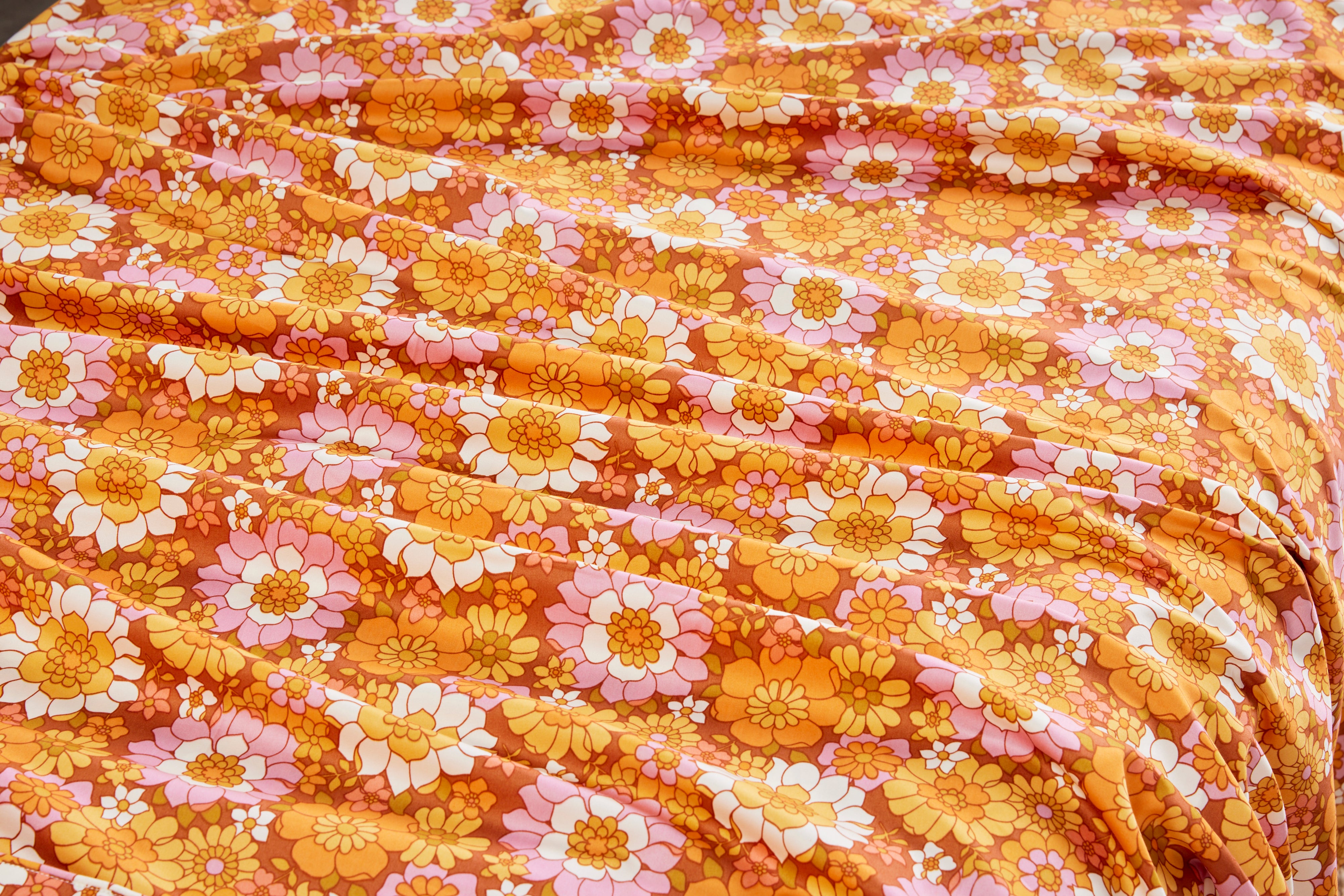Flower Child Pure Cotton Cot Sheet Set