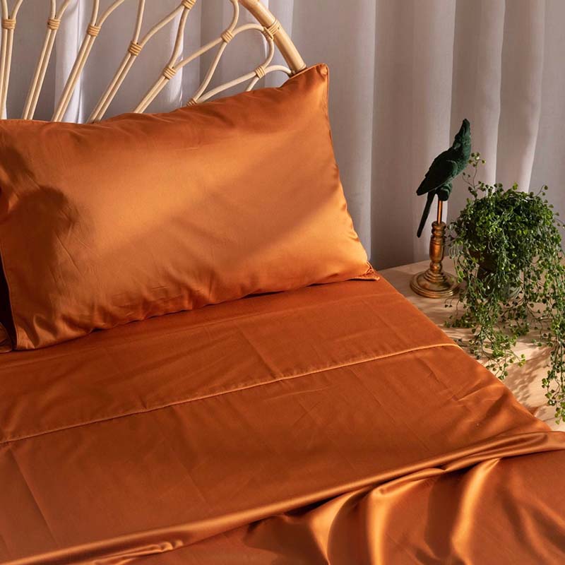 Butterscotch Pure Cotton Bed Sheets