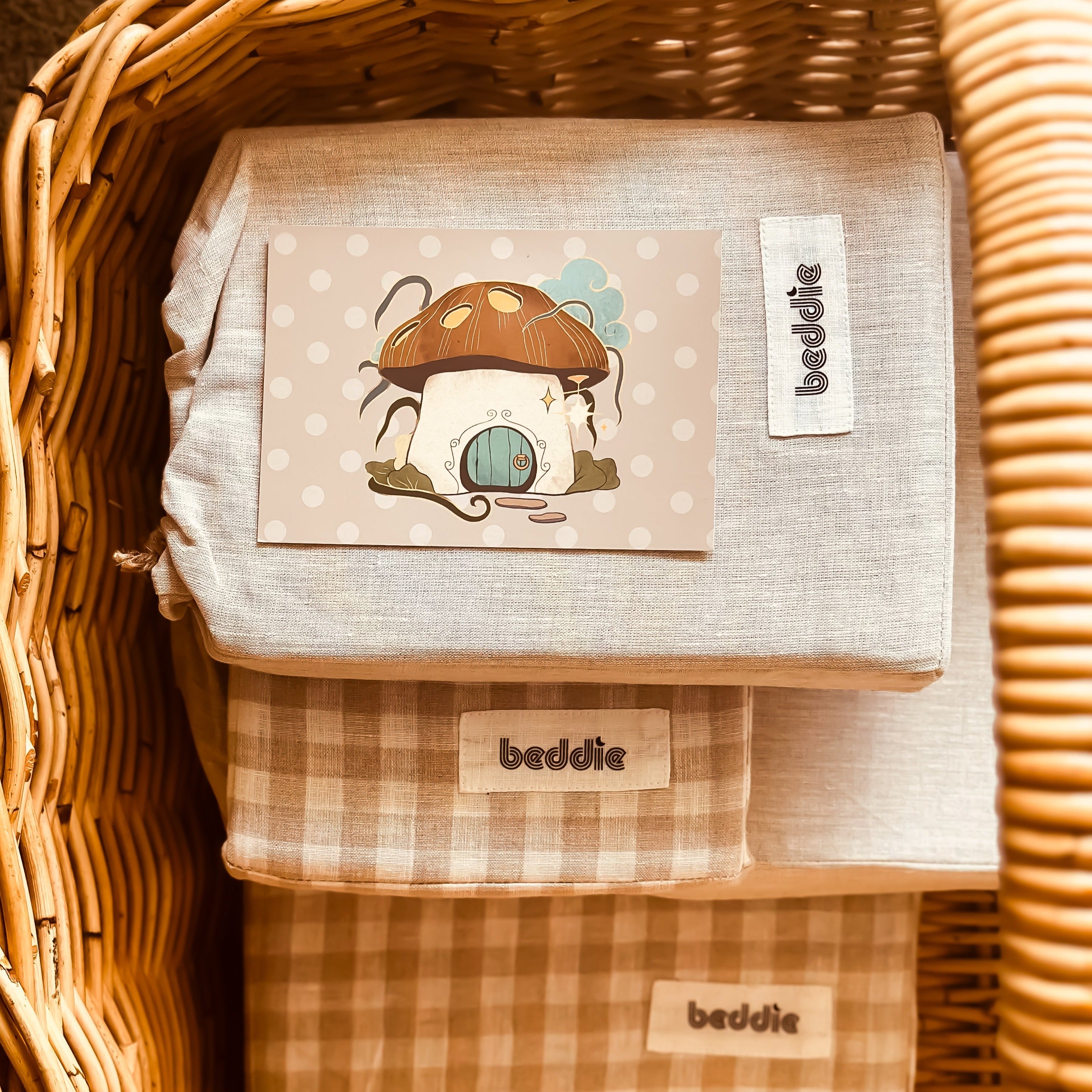 Oatmeal Linen King Fitted Sheet
