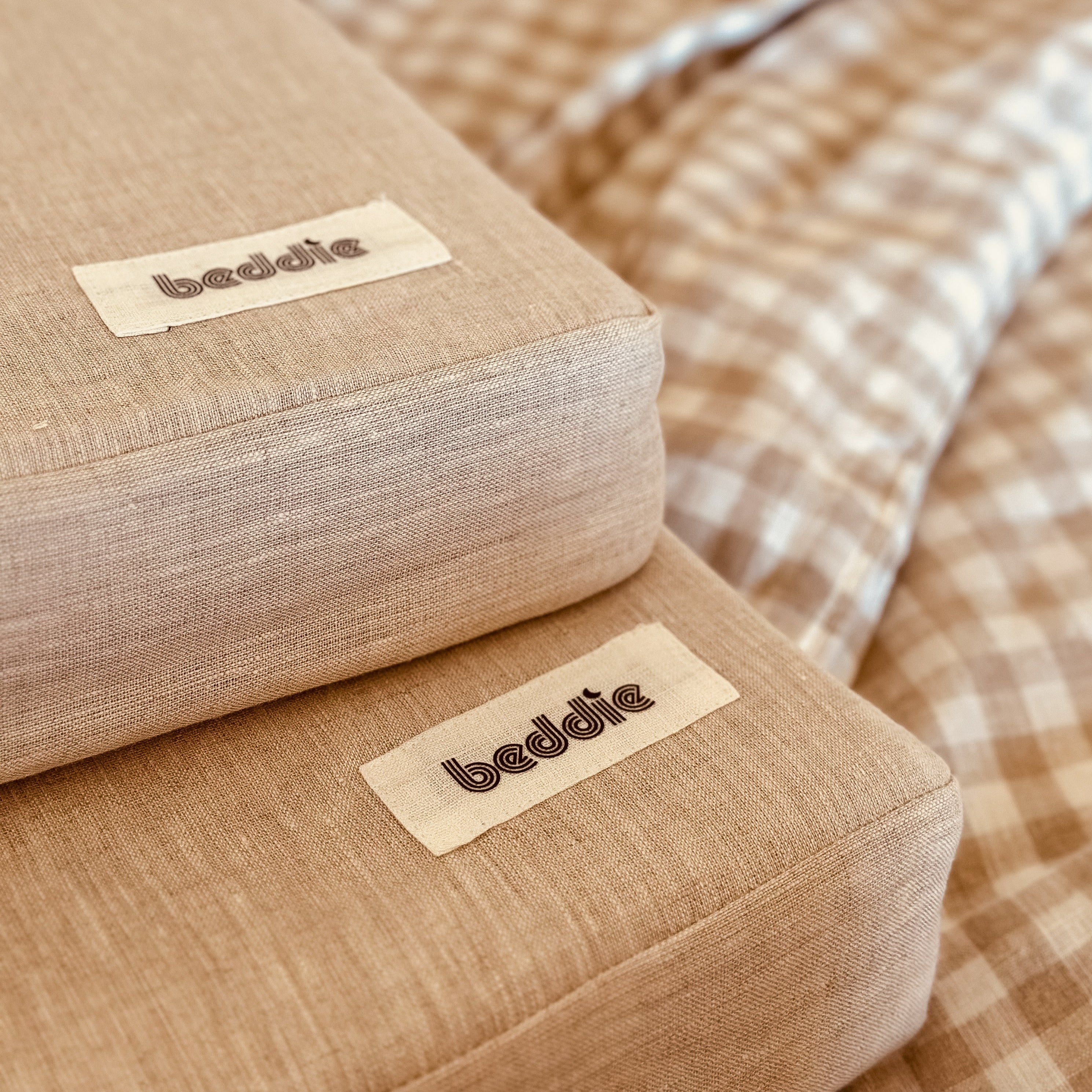 Oatmeal Linen Queen Flat Sheet