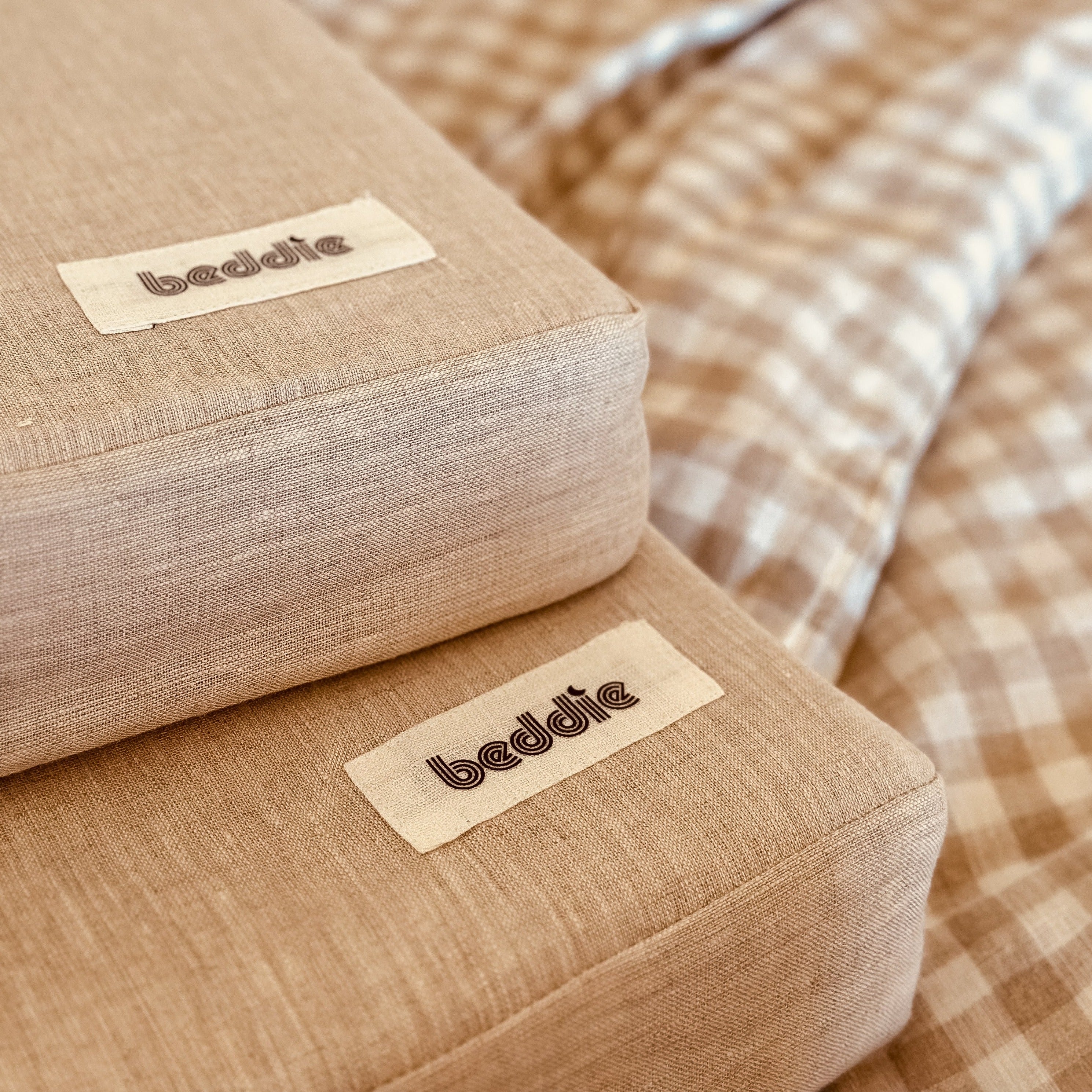 Oatmeal Linen Queen Fitted Sheet