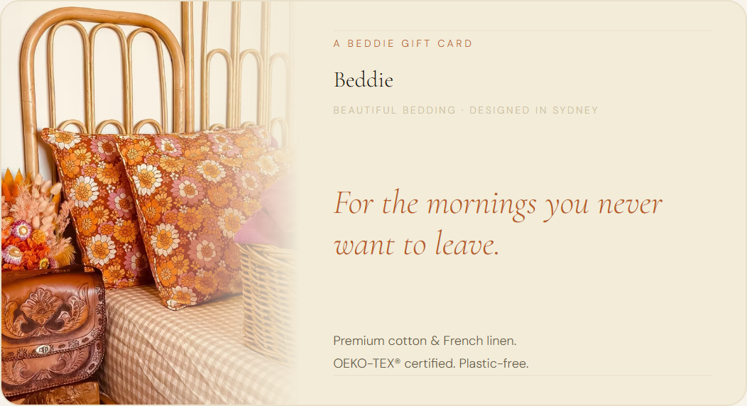 Beddie Digital Gift Card