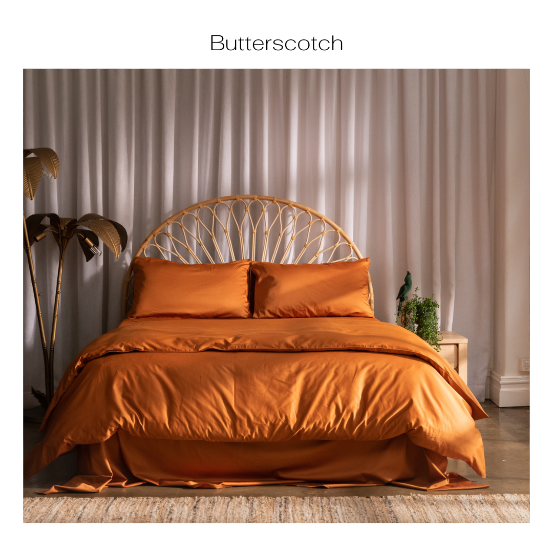 Butterscotch Pure Cotton Bed Sheets